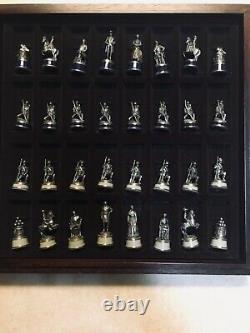 Civil War Pewter Chess Set Early Edition