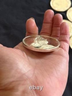 Collectable silver coins art