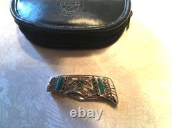 Collectible Franklin mint Knife lock blade with case