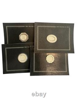 Complete English Sterling Silver Miniature Plates Collection Franklin Mint 1982