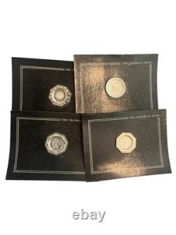 Complete English Sterling Silver Miniature Plates Collection Franklin Mint 1982