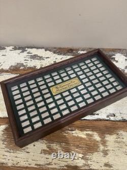 Complete Franklin Mint Set of 100 Centennial Car Mini-Ingot Silver Collection