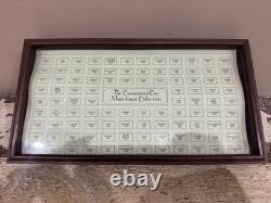 Complete Franklin Mint Set of 100 Centennial Car Mini-Ingot Silver Collection
