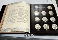 Complete Set 1972 Franklin Mint Shakespeare Medals Sterling Silver