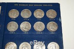 Complete Set of Ben Franklin Silver Half Dollars 35 Coins 1948-1963