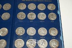 Complete Set of Ben Franklin Silver Half Dollars 35 Coins 1948-1963