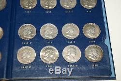 Complete Set of Ben Franklin Silver Half Dollars 35 Coins 1948-1963