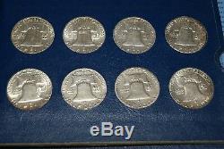 Complete Set of Ben Franklin Silver Half Dollars 35 Coins 1948-1963