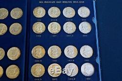 Complete Set of Ben Franklin Silver Half Dollars 35 Coins 1948-1963
