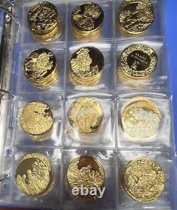 Complete Set of THE MASTERPIECES OF RUBENS MEDALS, Sterling Silver Franklin Mint