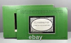 Currier & Ives 2.75 oz. 999 Silver Franklin Mint Bar Home To Thankgiving 1974