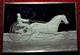 Currier & Ives Proof Trotting Stallion Ingot 2.75 Oz. 999 Fine Silver-franklin