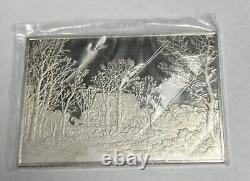 Currier & Ives WINTER IN THE COUNTRY 2.75 oz. 999 Silver Sealed OGP