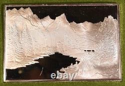 Currier & Ives Yosemite Valley California. 999 Silver Ingot