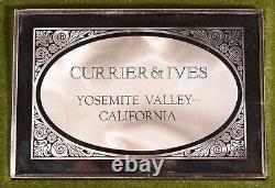 Currier & Ives Yosemite Valley California. 999 Silver Ingot