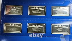 DIE BUMEISTER DER BUNDESREPUBLIK DEUTSCHLAND -Franklin Mint Sterling Silver Bars