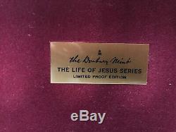 Danbury Mint Life Of Christ. 925 Silver Bullion Medals 35.5 Troy Oz ASW