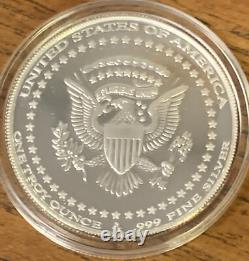 Danbury Mint Silver Presidential Complete Set 44 One Troy Ounce Silver Rounds