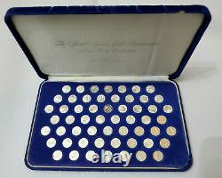 Declaration of Independence Sterling Silver Mini-Coin Collection Franklin Mint