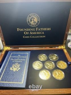 ESTATE FIND Franklin Mint Founding Fathers of America Coin Collection Set