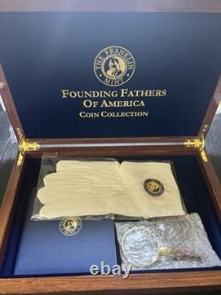 ESTATE FIND Franklin Mint Founding Fathers of America Coin Collection Set