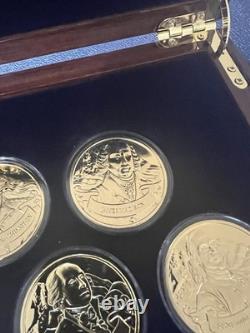 ESTATE FIND Franklin Mint Founding Fathers of America Coin Collection Set