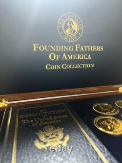 ESTATE FIND Franklin Mint Founding Fathers of America Coin Collection Set