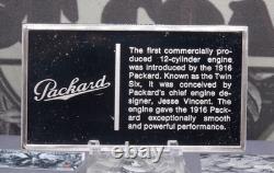 FRANKLIN MINT 1000 Grain. 925 Silver 1916 PACKARD Car Art Bar ECC&C, Inc