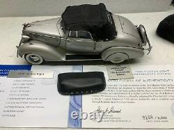 FRANKLIN MINT 124 1936 HUDSON EIGHT 25th ANNIVERSARY. LIMITED 0100/2500