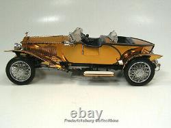 FRANKLIN MINT 1921 ROLLS-ROYCE SILVER GHOST TOURER With COPPER BODY -MIB With PAPERS