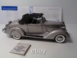 FRANKLIN MINT 1936 HUDSON EIGHT LE #1055 of 2500 25th ANN ED WithDOCS USED READ ME