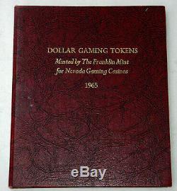 FRANKLIN MINT 1965 Set Of 27 Silver Proof Gaming Tokens Limited Ed #62/500 Rare