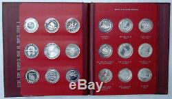 FRANKLIN MINT 1965 Set Of 27 Silver Proof Gaming Tokens Limited Ed #62/500 Rare