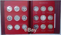 FRANKLIN MINT 1965 Set Of 27 Silver Proof Gaming Tokens Limited Ed #62/500 Rare