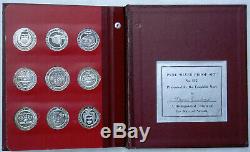 FRANKLIN MINT 1965 Set Of 27 Silver Proof Gaming Tokens Limited Ed #62/500 Rare