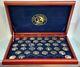 Franklin Mint 1970-79 Sterling Silver 36 Presidential Commemorative Medals, Box