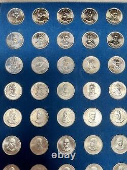 FRANKLIN MINT 38 Sterling Silver Presidential Commemorative Medals, 8.48 oz ASW