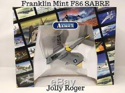 FRANKLIN MINT Armour Precision Models USAF F86 SABRE Jolly Roger B11 B926 NEW