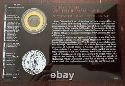 FRANKLIN MINT COINS OF THE ANCIENT ROMAN EMPIRE Various Time Lines 200-375AD