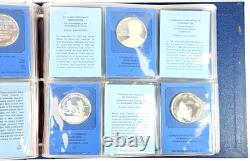 FRANKLIN MINT Commemorative Issues of 1972 First Edition 36 STERLING COINS