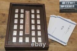 FRANKLIN MINT Edo craftsmen Silver Medal Collection 180g 25 pieces from Japan