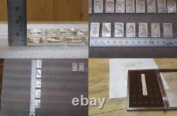 FRANKLIN MINT Edo craftsmen Silver Medal Collection 180g 25 pieces from Japan