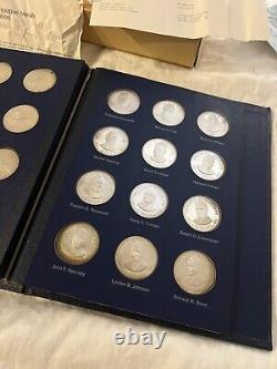 FRANKLIN MINT Presidential Commemorative Medal Coin Set American Express Edition