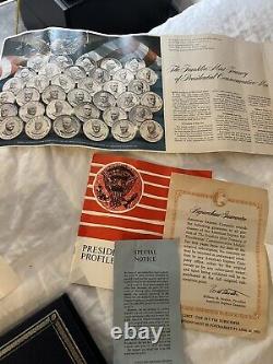 FRANKLIN MINT Presidential Commemorative Medal Coin Set American Express Edition