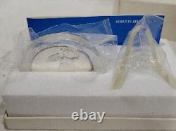 FRANKLIN MINT STERLING Roberts Birds No. 5 OSPREYS MEDALLION MINT BOX &COA