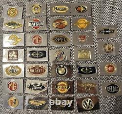 FRANKLIN MINT STERLING SILVER 925 ART BARS CAR EMBLEMS Choose Any (1)