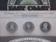Franklin Mint Sterling Silver Presidential (3 Coin) Set Fillmore Pierce Buchanan
