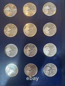Famous Estate Franklin mint 36 Silver coins Presidential Commemorative 1970