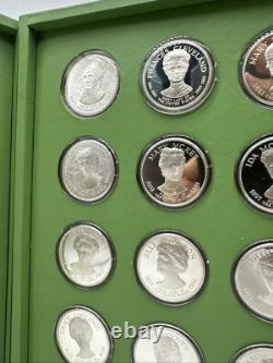First Ladies of the United States Franklin Mint Silver Coin Set 1972 See Details