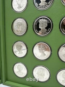 First Ladies of the United States Franklin Mint Silver Coin Set 1972 See Details